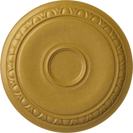 Caputo Ceiling Medallion (Fits Canopies Up To 6), Hand-Painted Iridescent Gold, 24 1/4OD X 1 1/2P